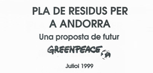 Estudi incineración a Andorra per Greenpeace